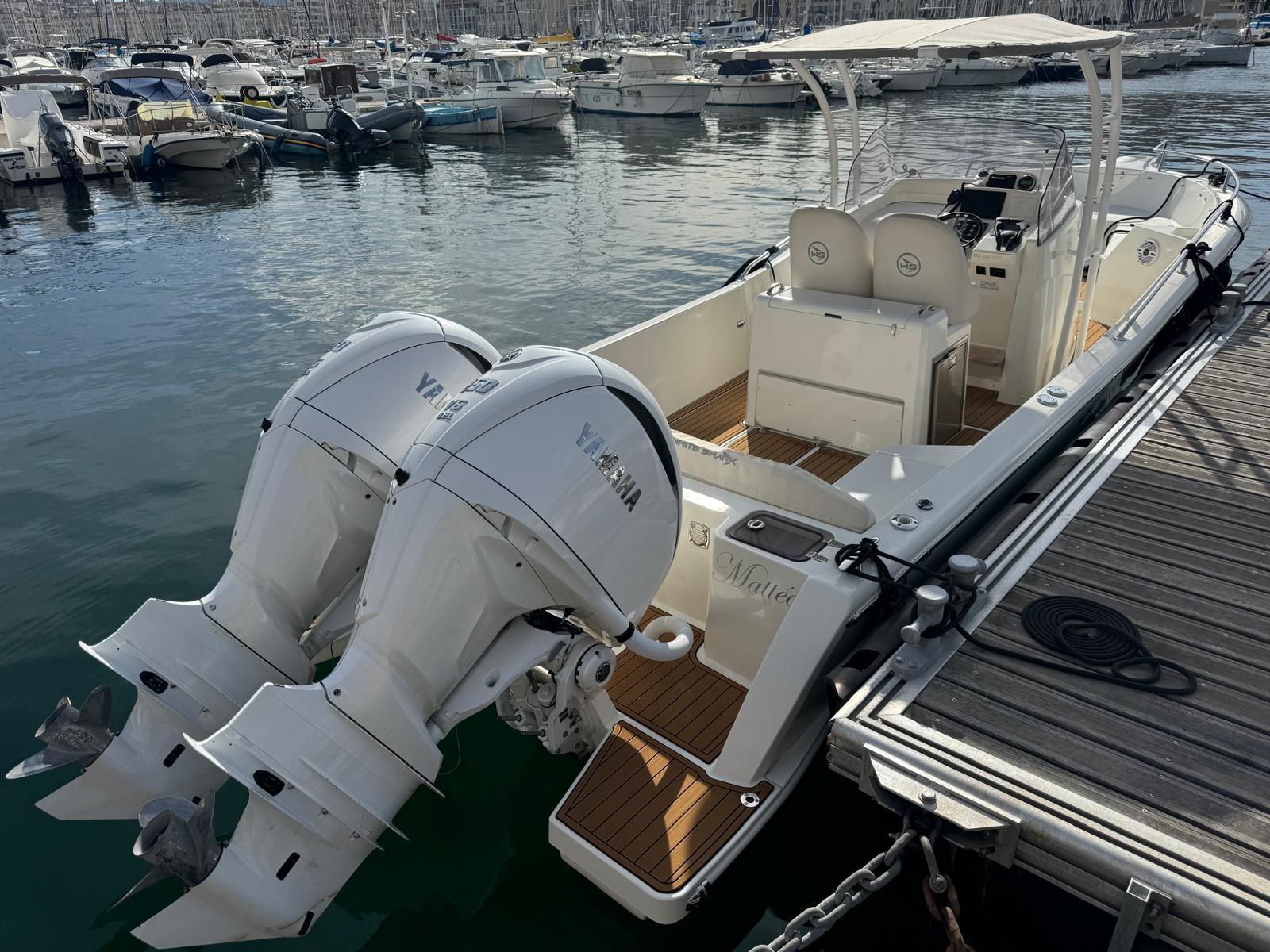 white shark 280 cc evo