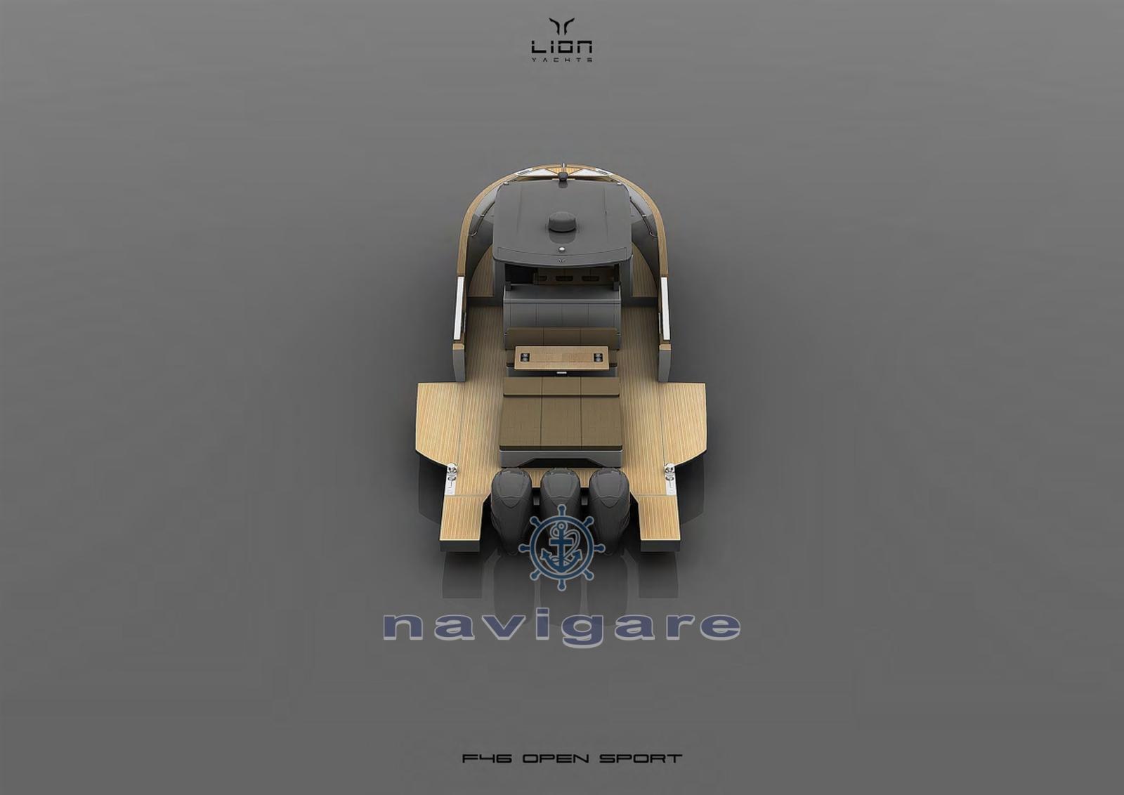 lion yachts F46 open sport