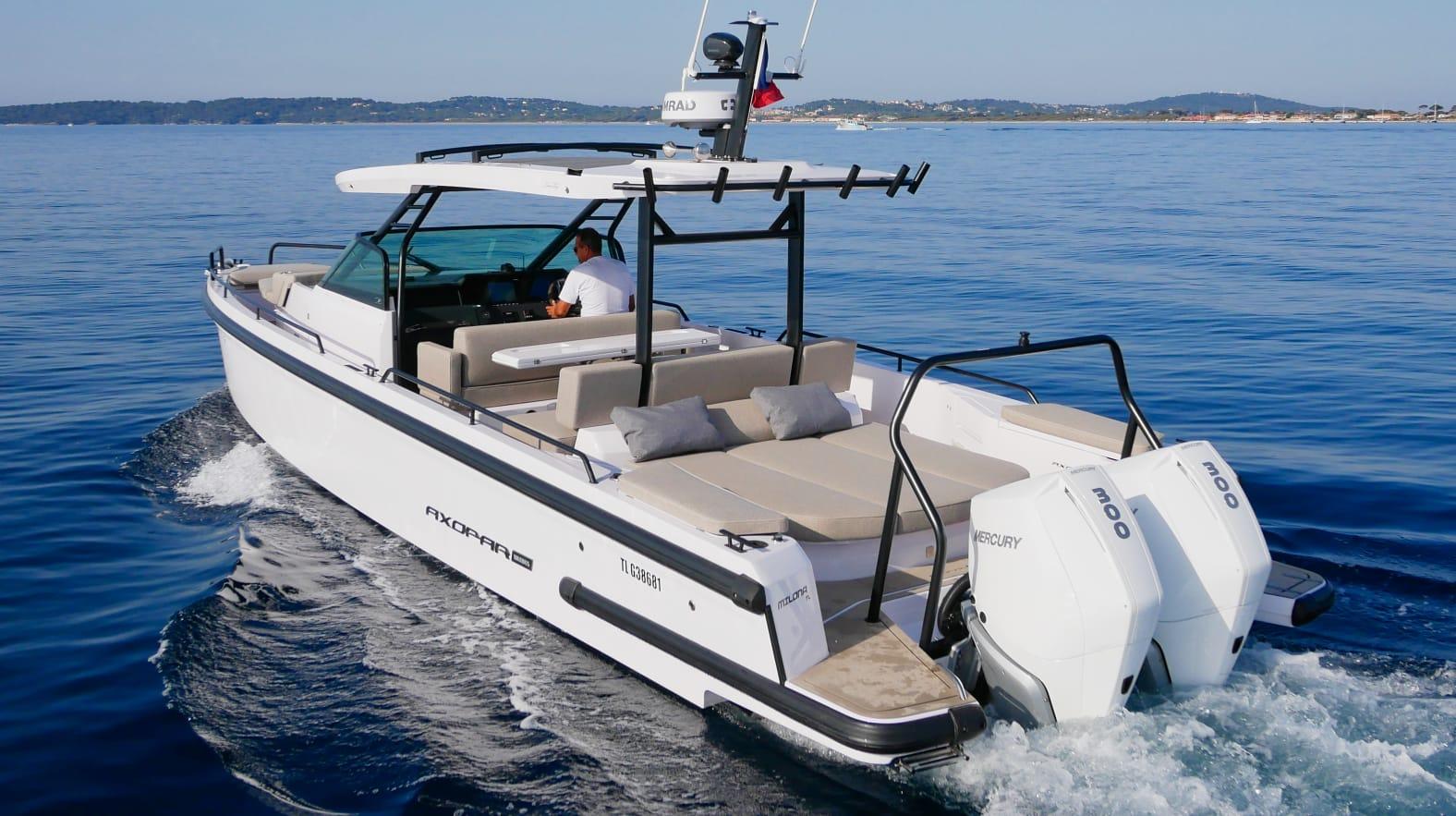 axopar 37 sun top brabus line