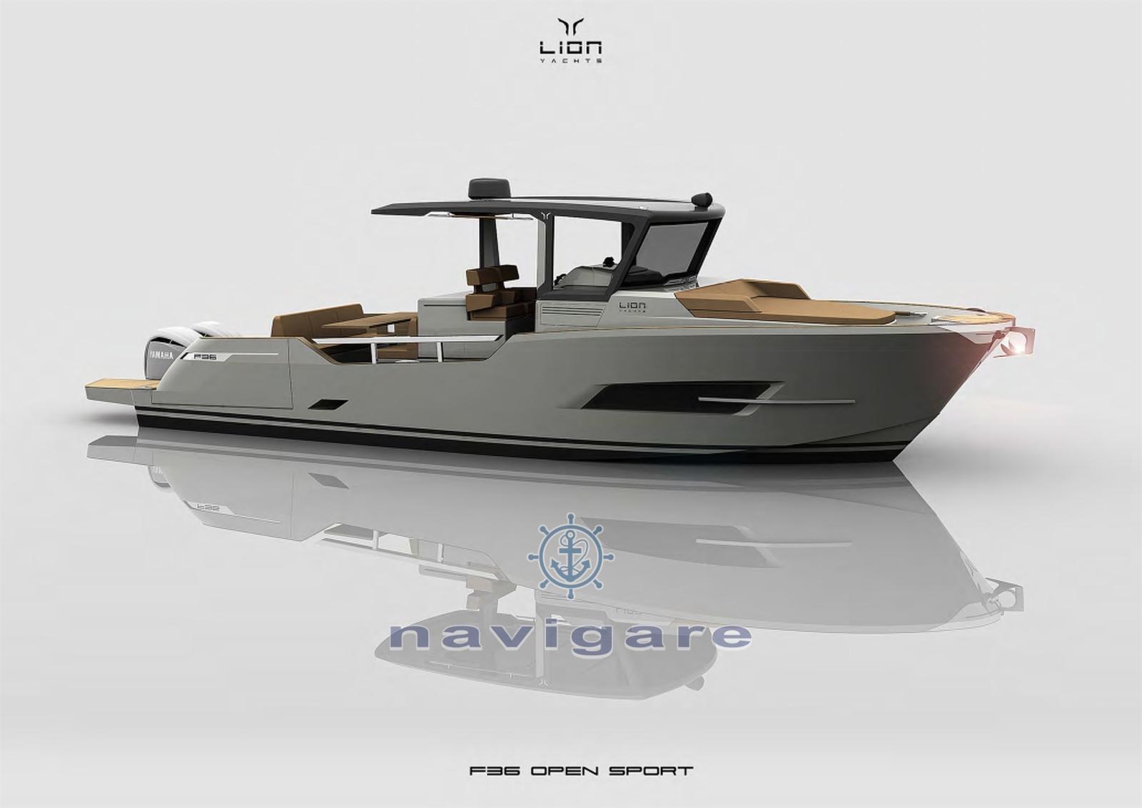 lion yachts F36 open sport