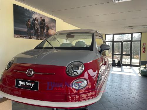 Nuova fiat 500 offshore mercury 40 pro pronta mare