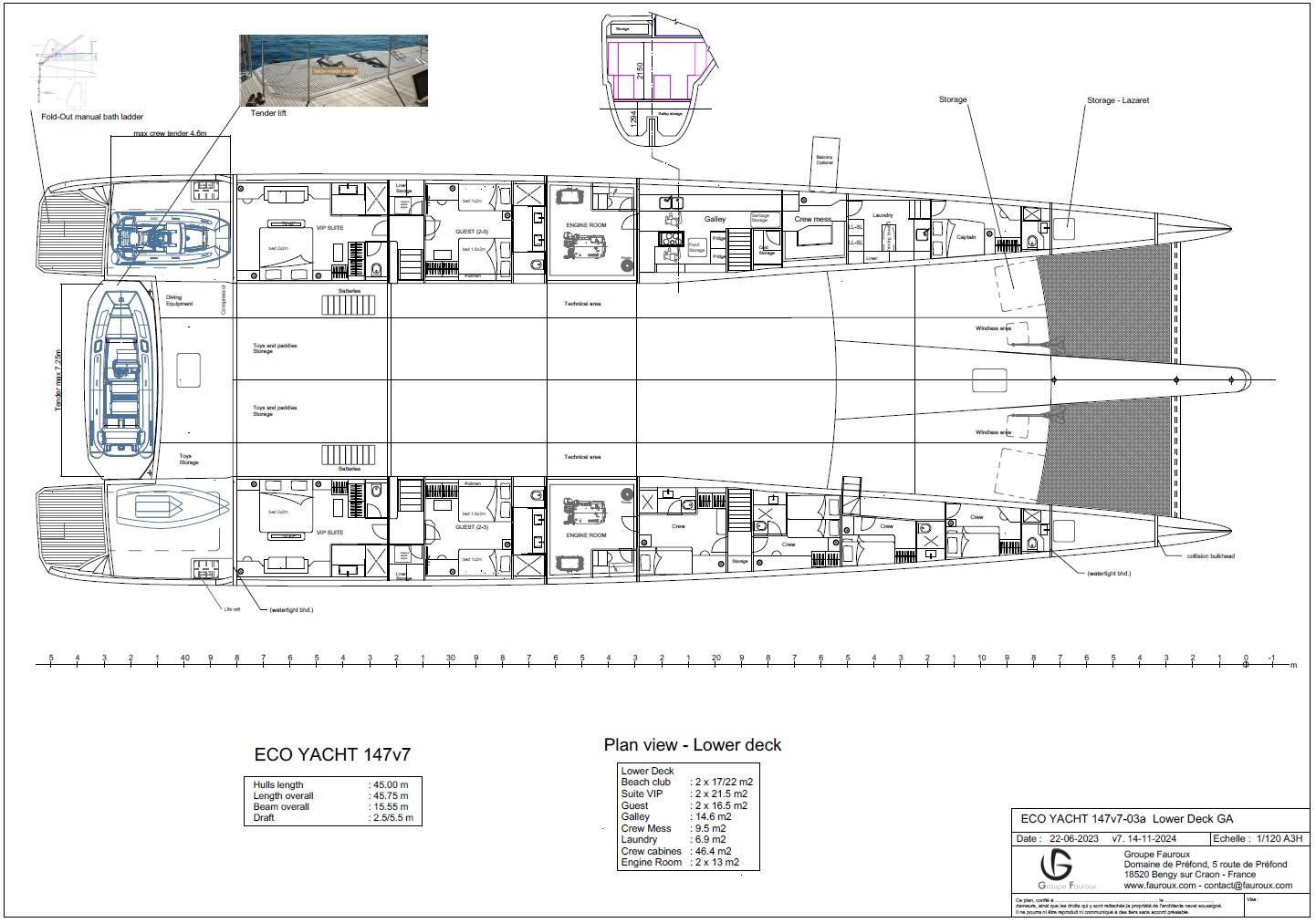 eco yacht 147'