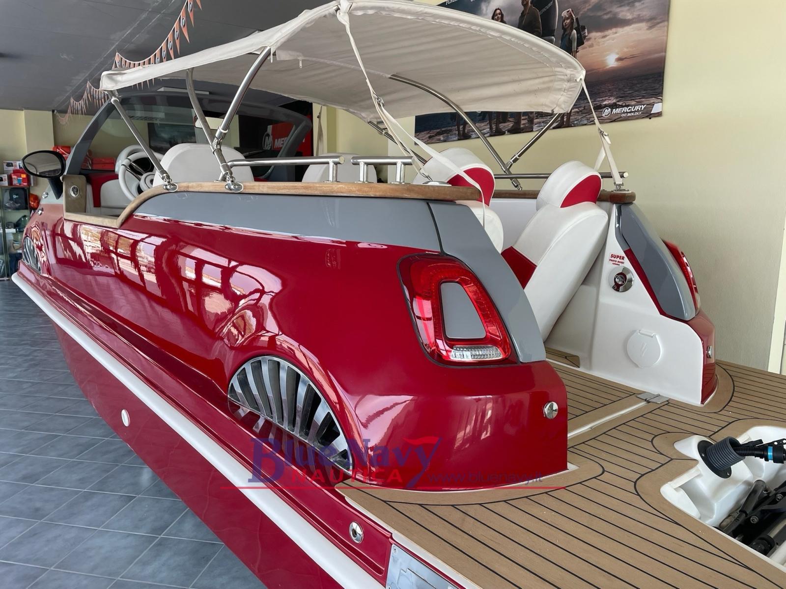 nuova fiat 500 Offshore mercury 40 pro pronta mare