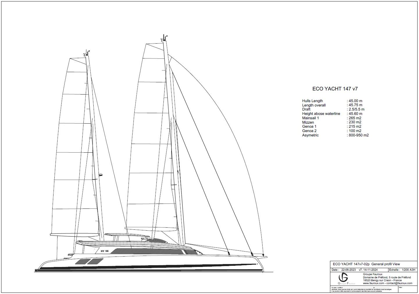 eco yacht 147'