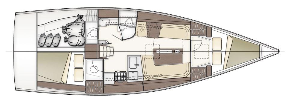 dehler Dehler 36 match race modifiziert
