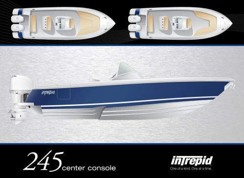 Intrepid 245 center console