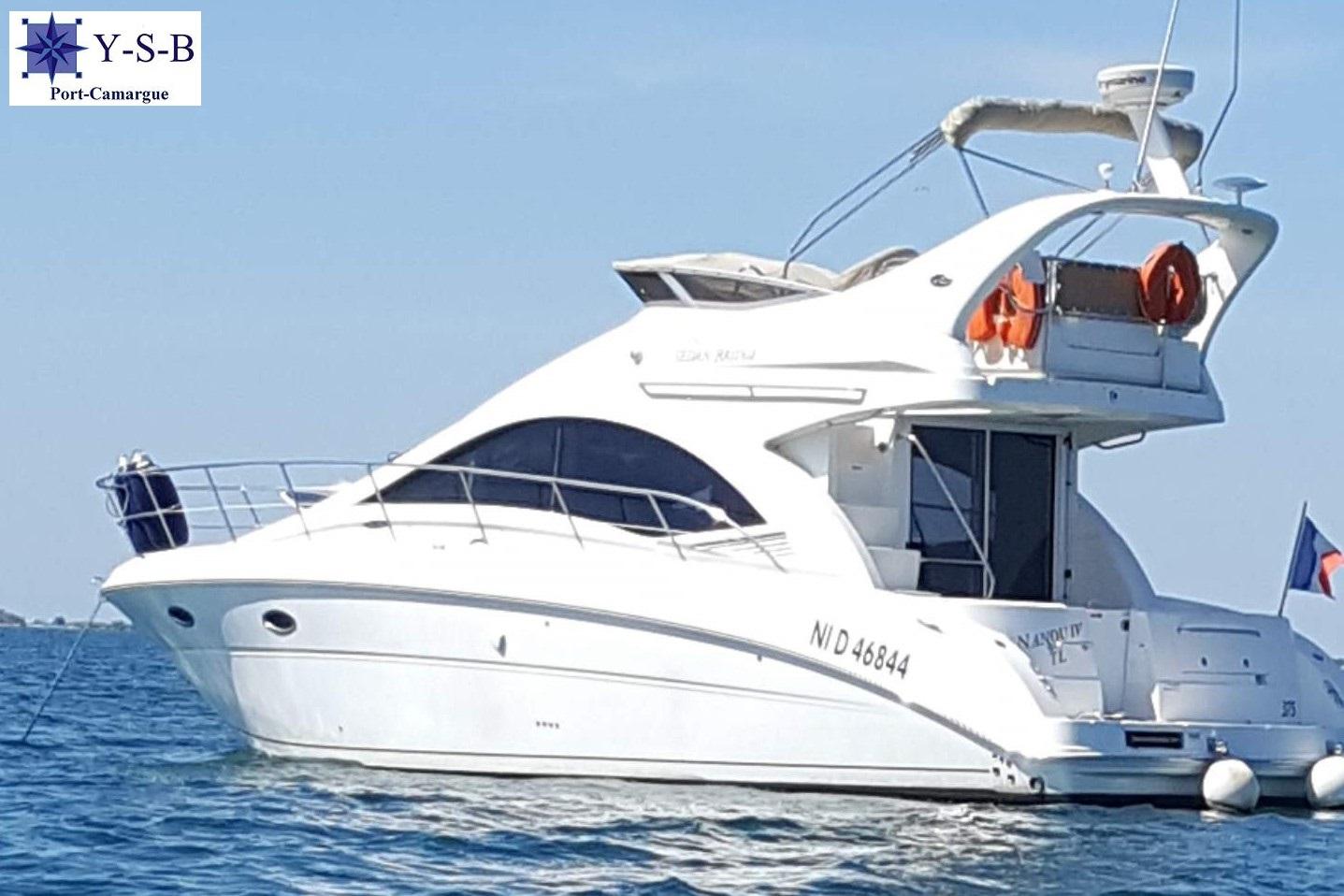 sea ray 360 sedan fly